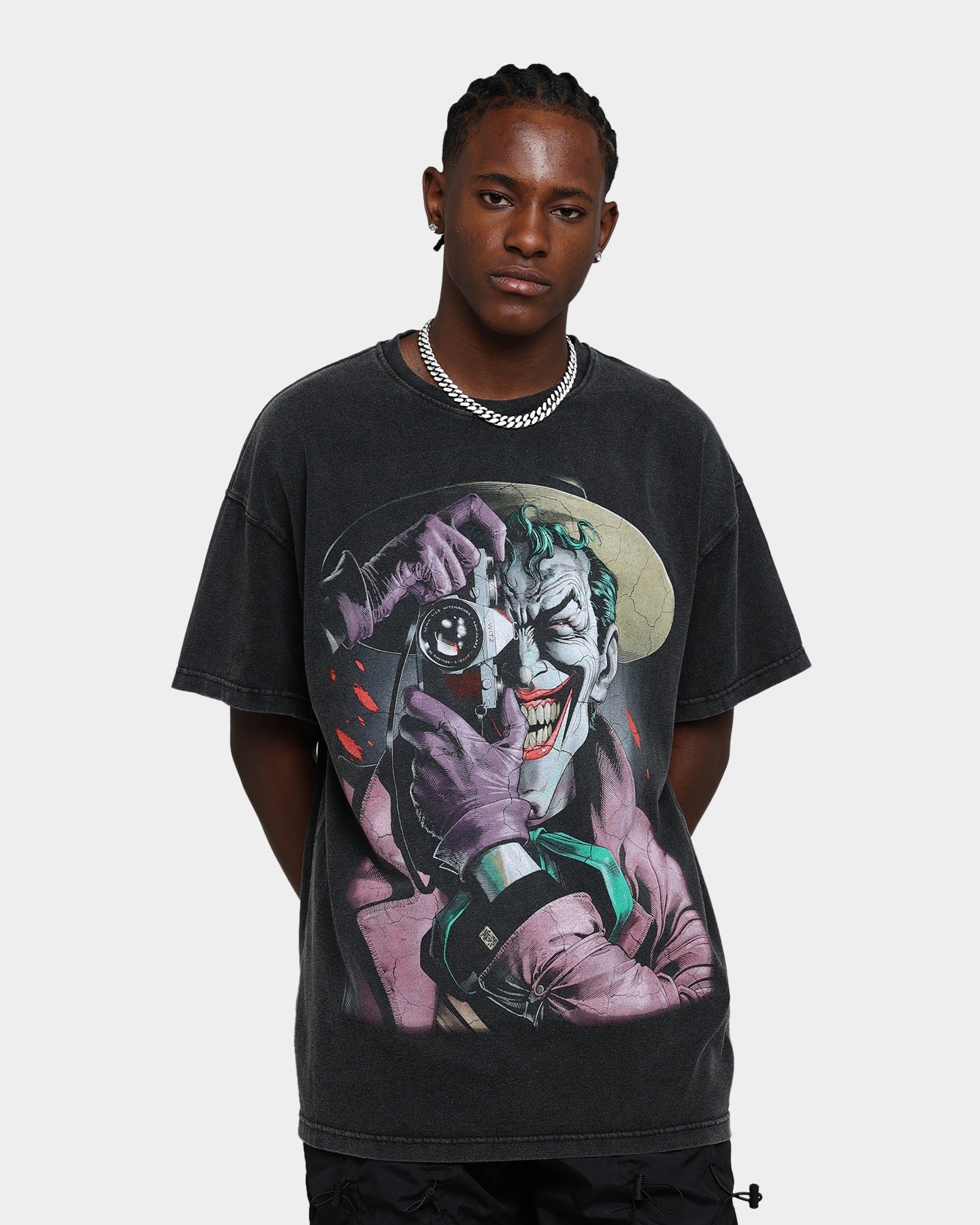 Goat Crew X DC Batman The Killing Joke Vintage T-Shirt Black Wash、mySite、zt4zffjzw