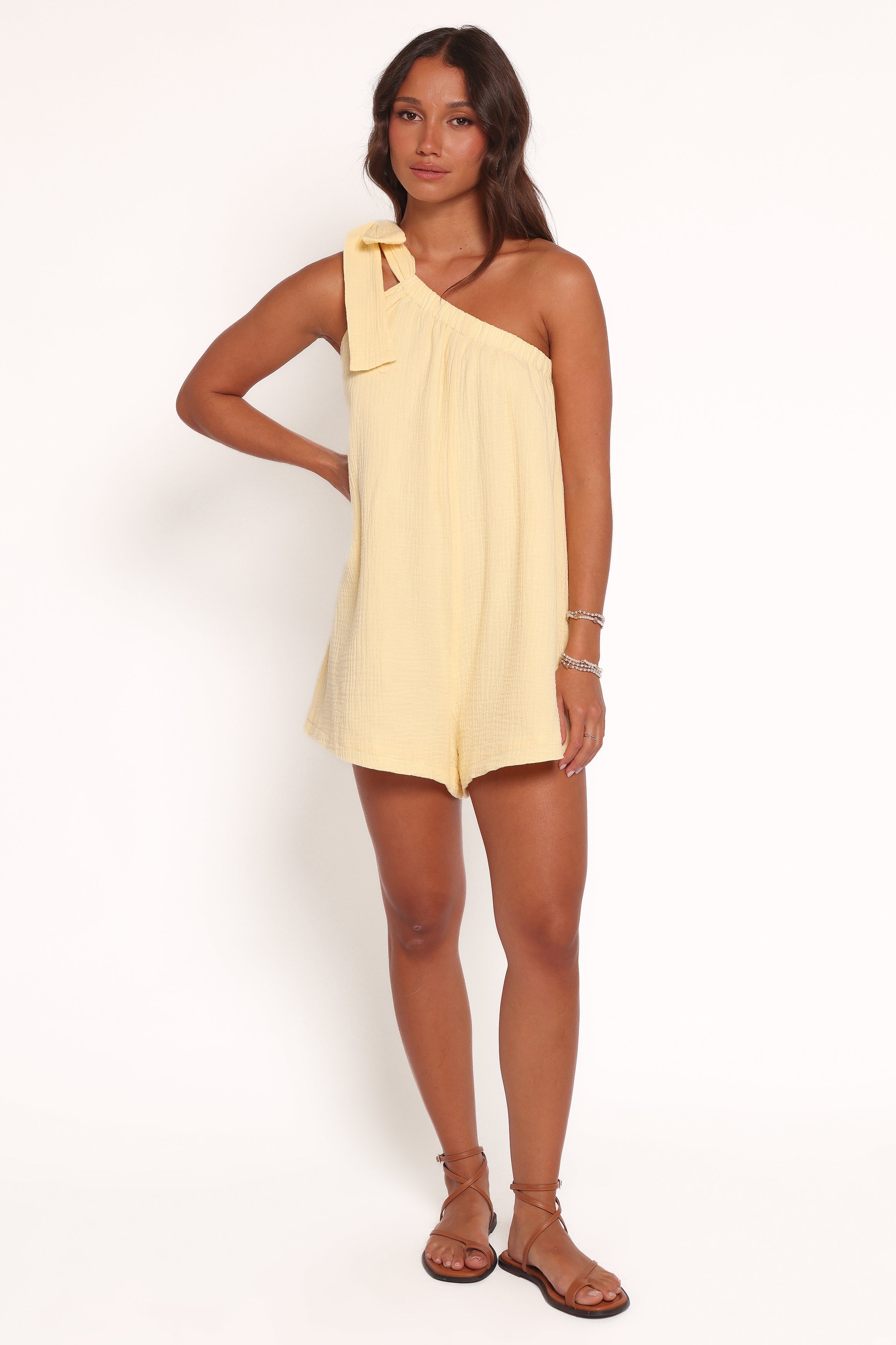  Miffy One Shoulder Romper - Yellow、mySite、sugarbowlscore