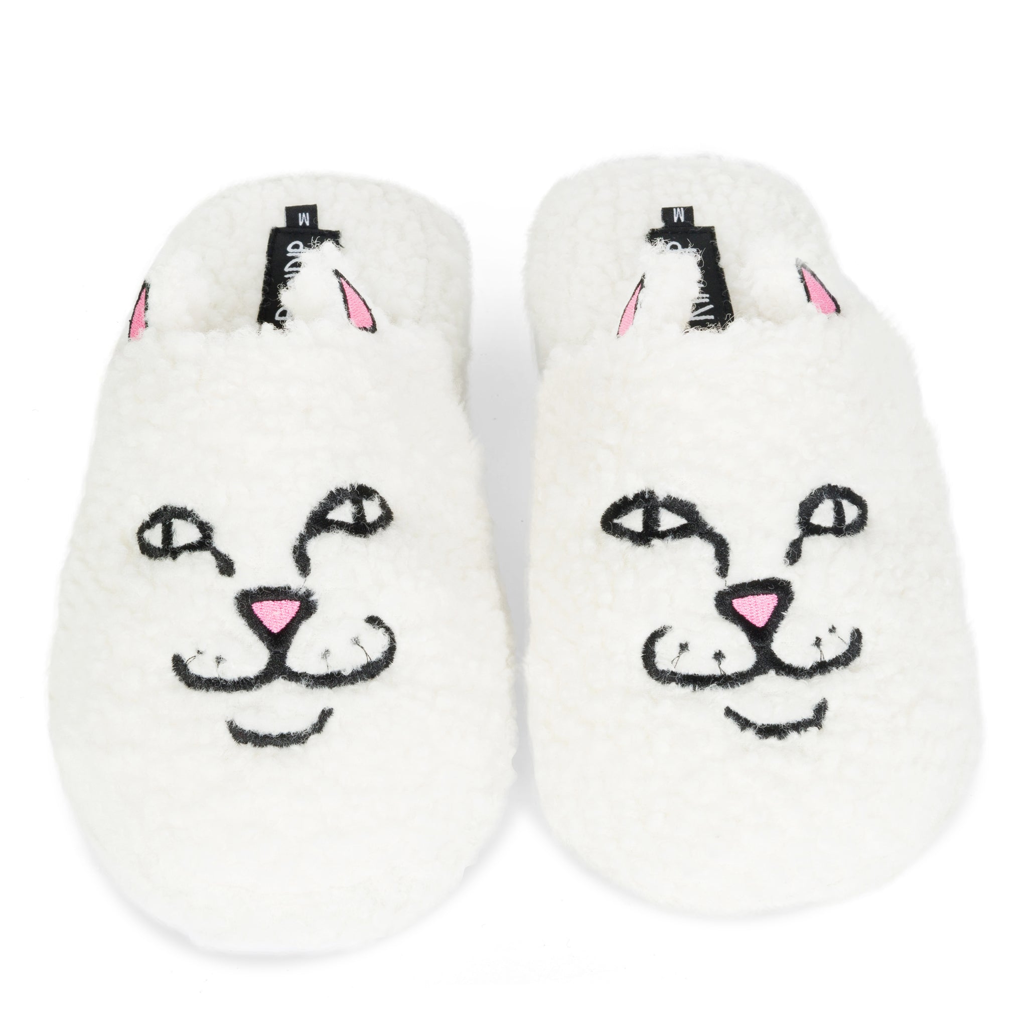  Nerm Face Fuzzy House Slippers (White)、mySite、merchandisen