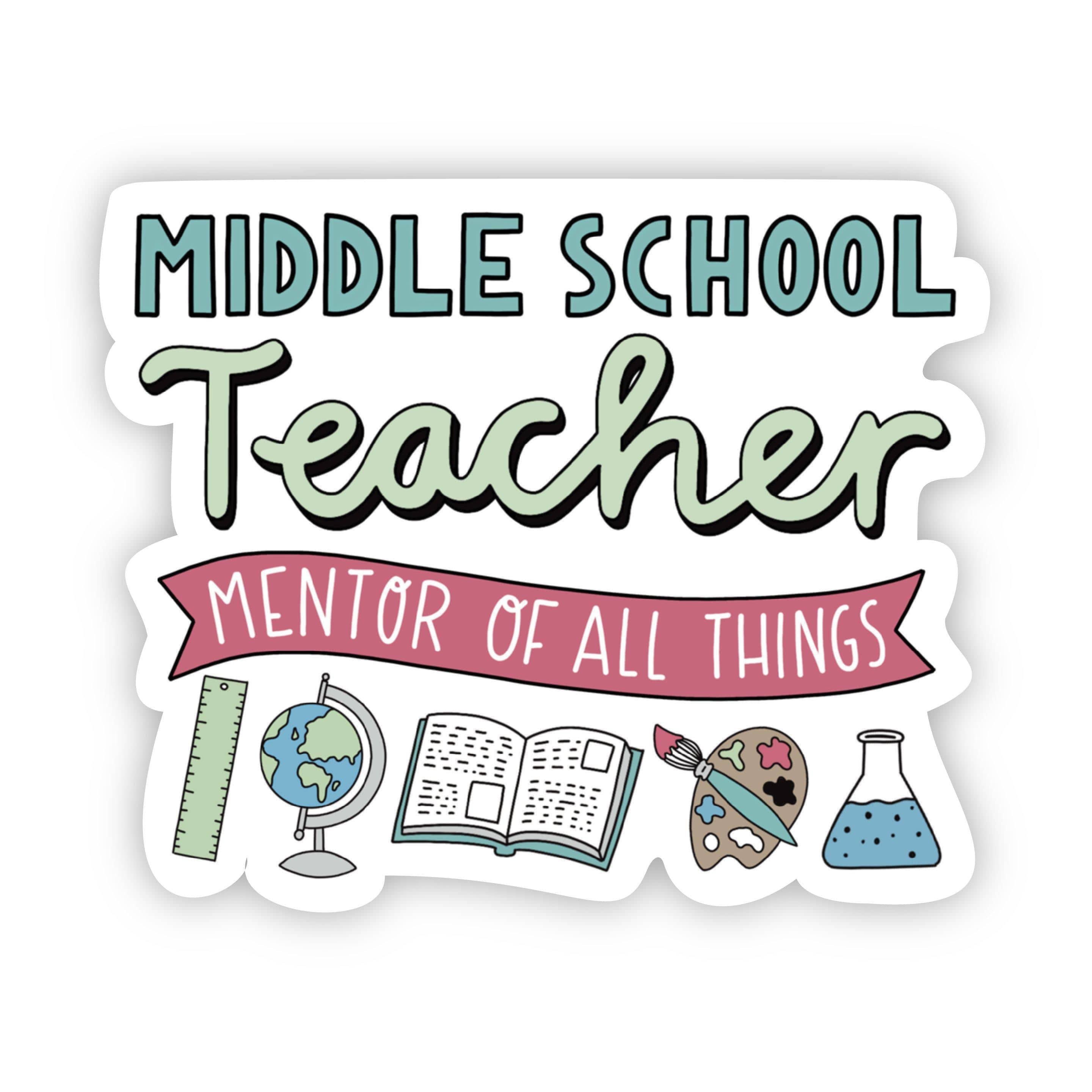  Middle School Teacher Sticker、mySite、elrpsem3k