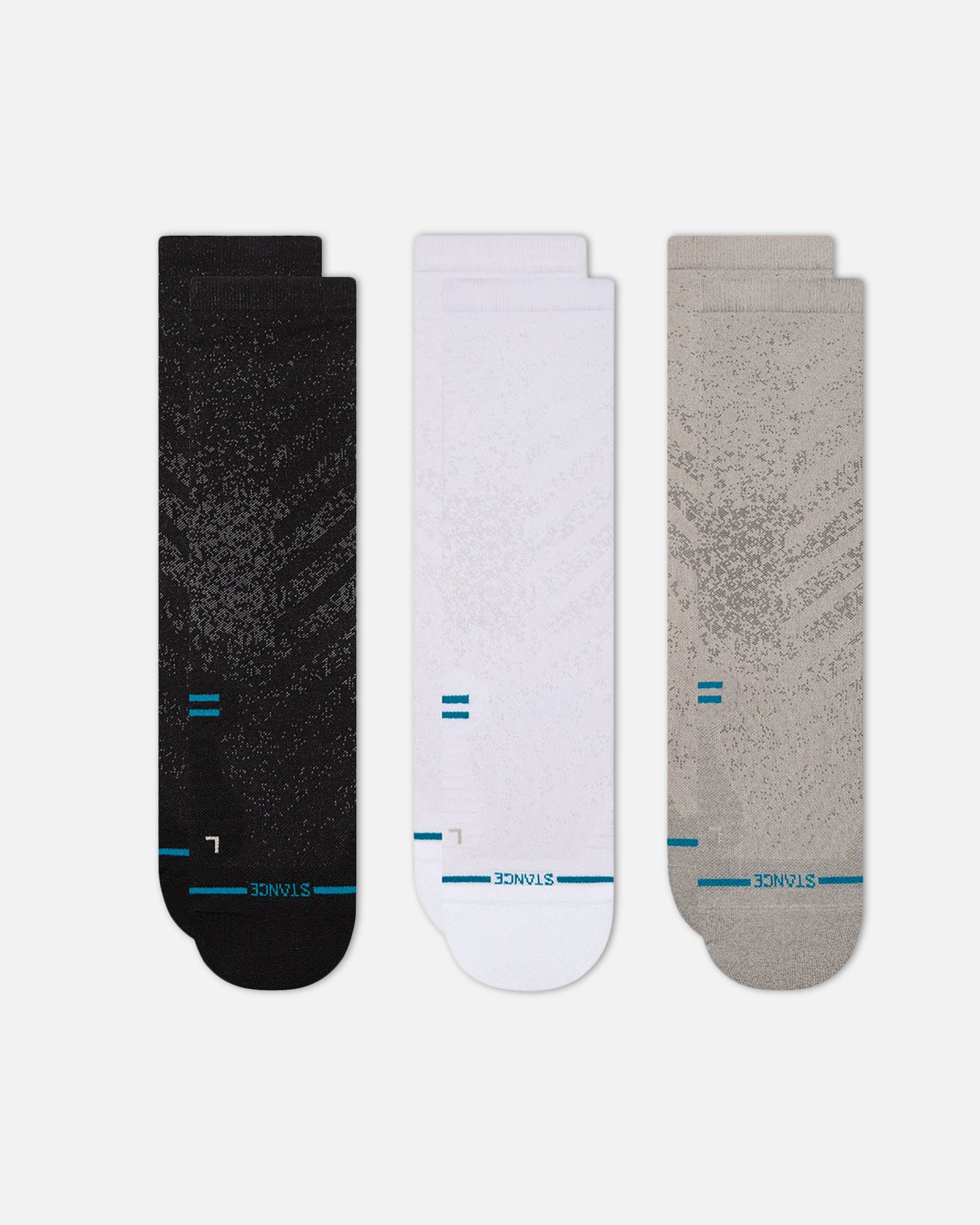 Stance Run Light Crew Socks 3 Pack Multi、mySite、zt4zffjzw