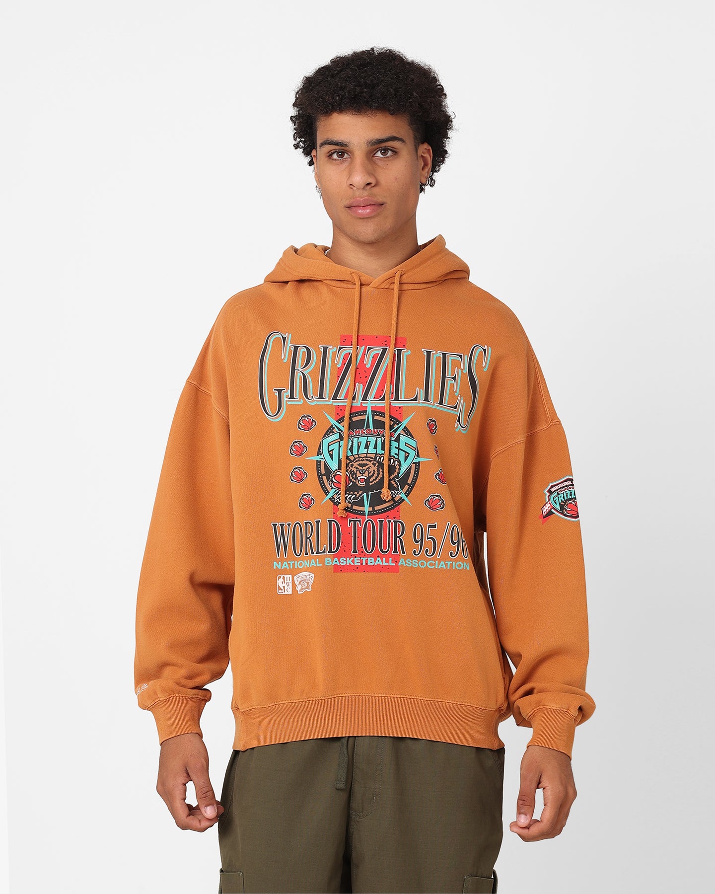 Mitchell & Ness Vancouver Grizzlies Tour Hoodie Bronze、mySite、zt4zffjzw