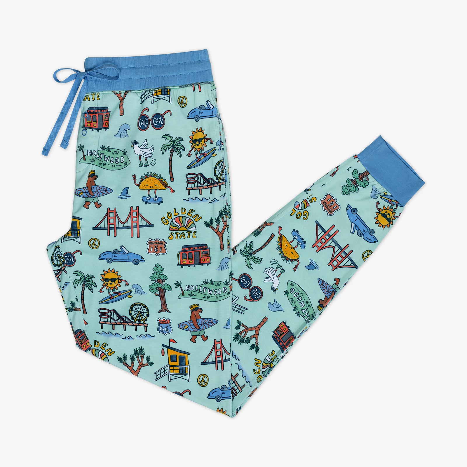 Golden State Women's Pajama Pants、mySite、g9winljtr