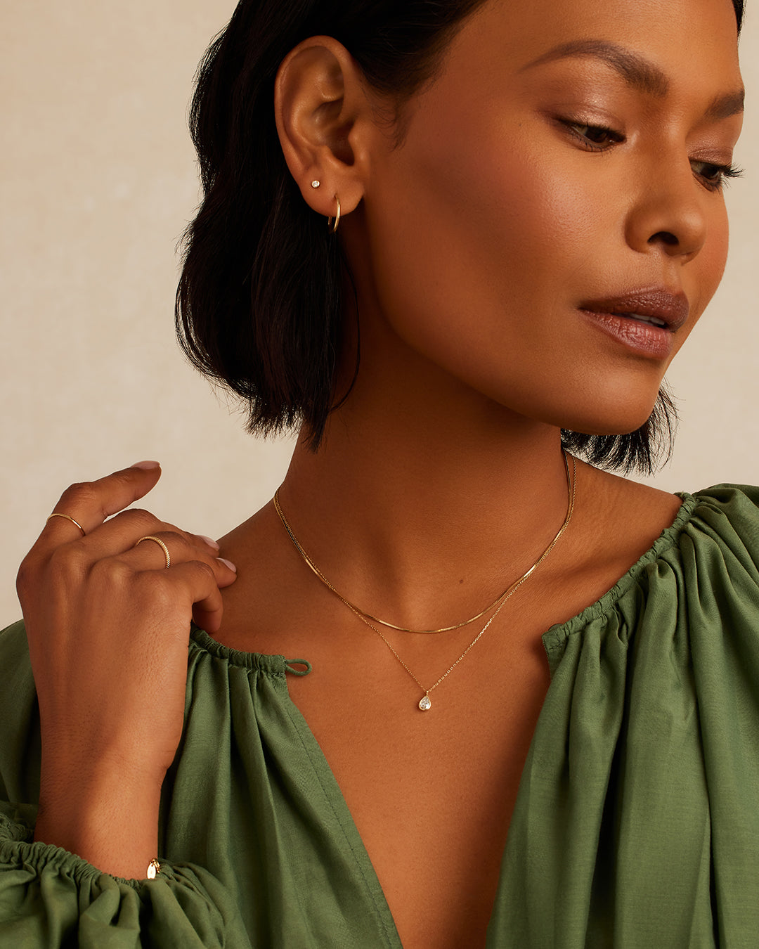 Classic Diamond Pear Necklace、mySite、hinf8tx79