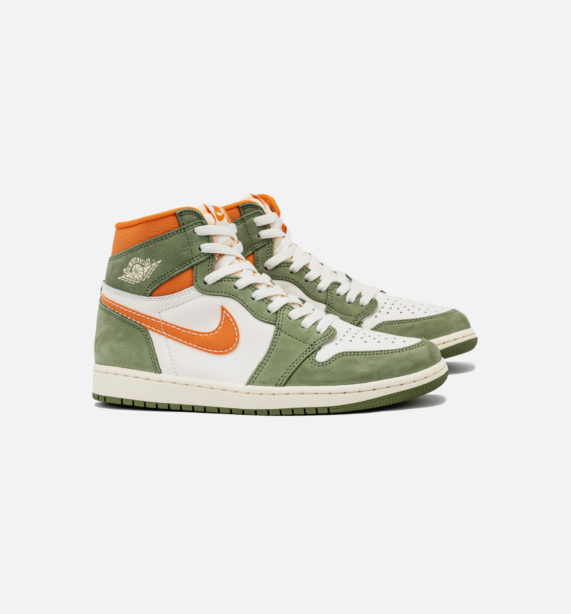Air Jordan 1 High OG Craft Celadon Mens Lifestyle Shoe - Celadon/Bright Mandarin/Coconut Milk、mySite、dreamappss