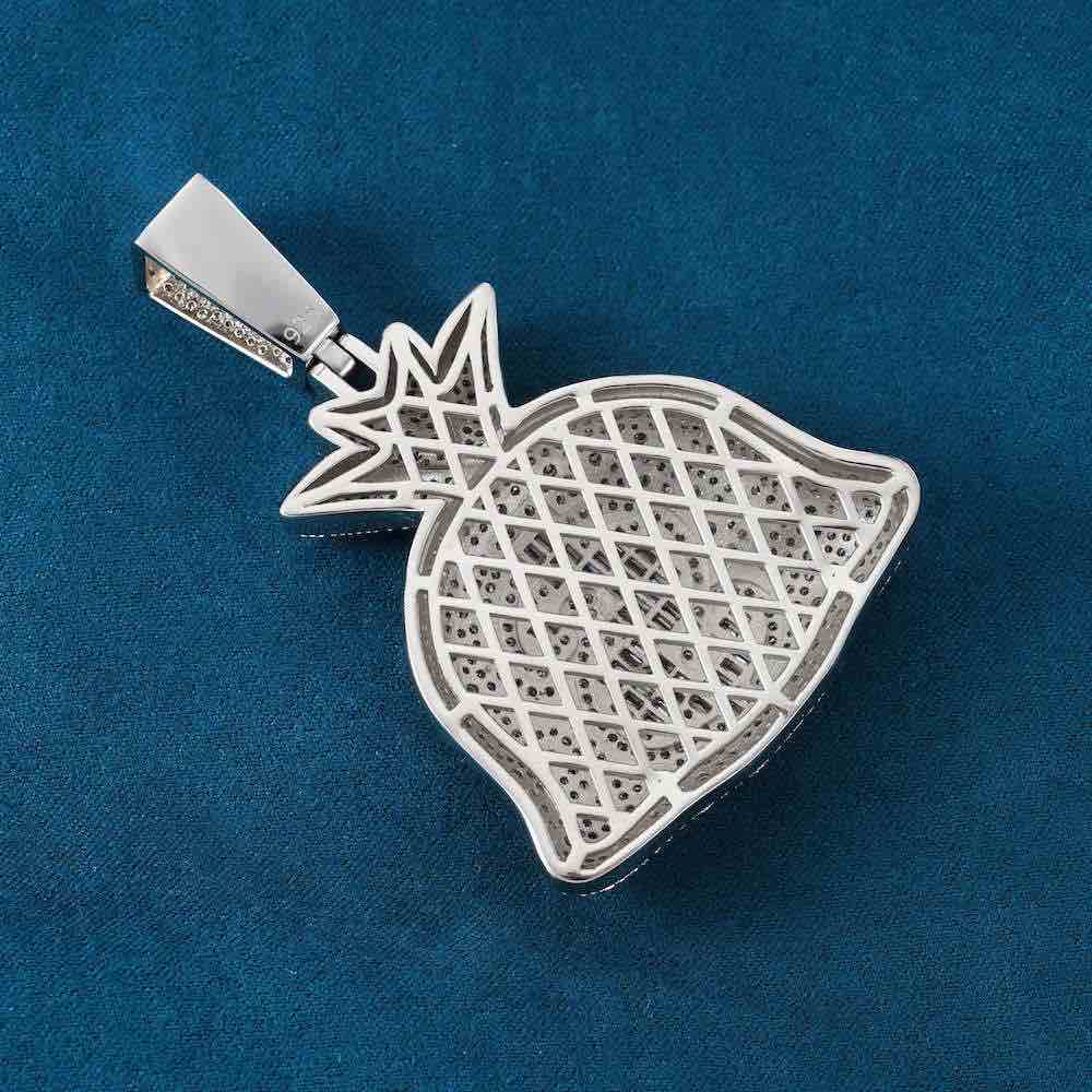 Moissanite Baguette Money Bag Pendant 14K Gold、mySite、hinf8tx79