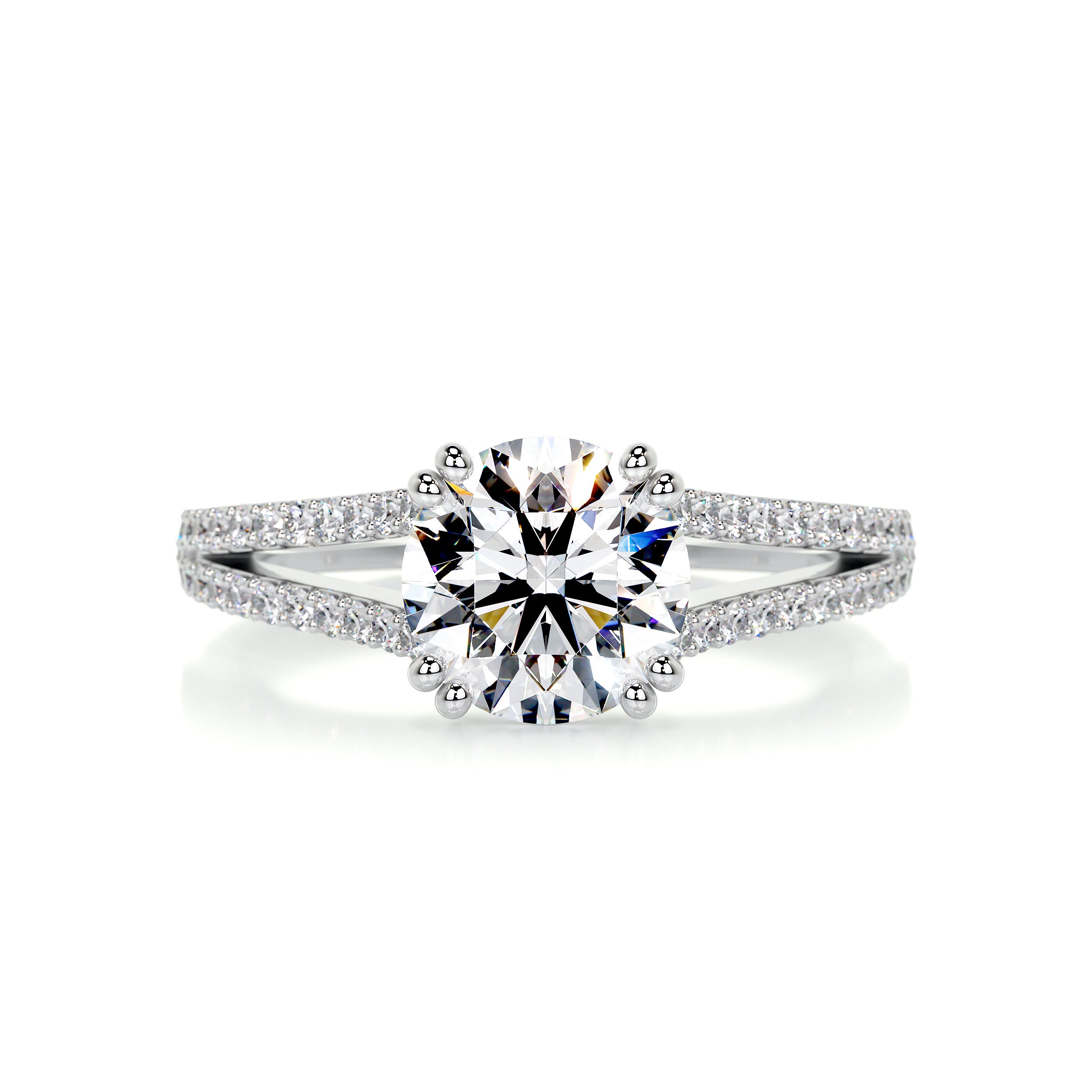 Evelyn Diamond Engagement Ring -14K White Gold、mySite、hinf8tx79