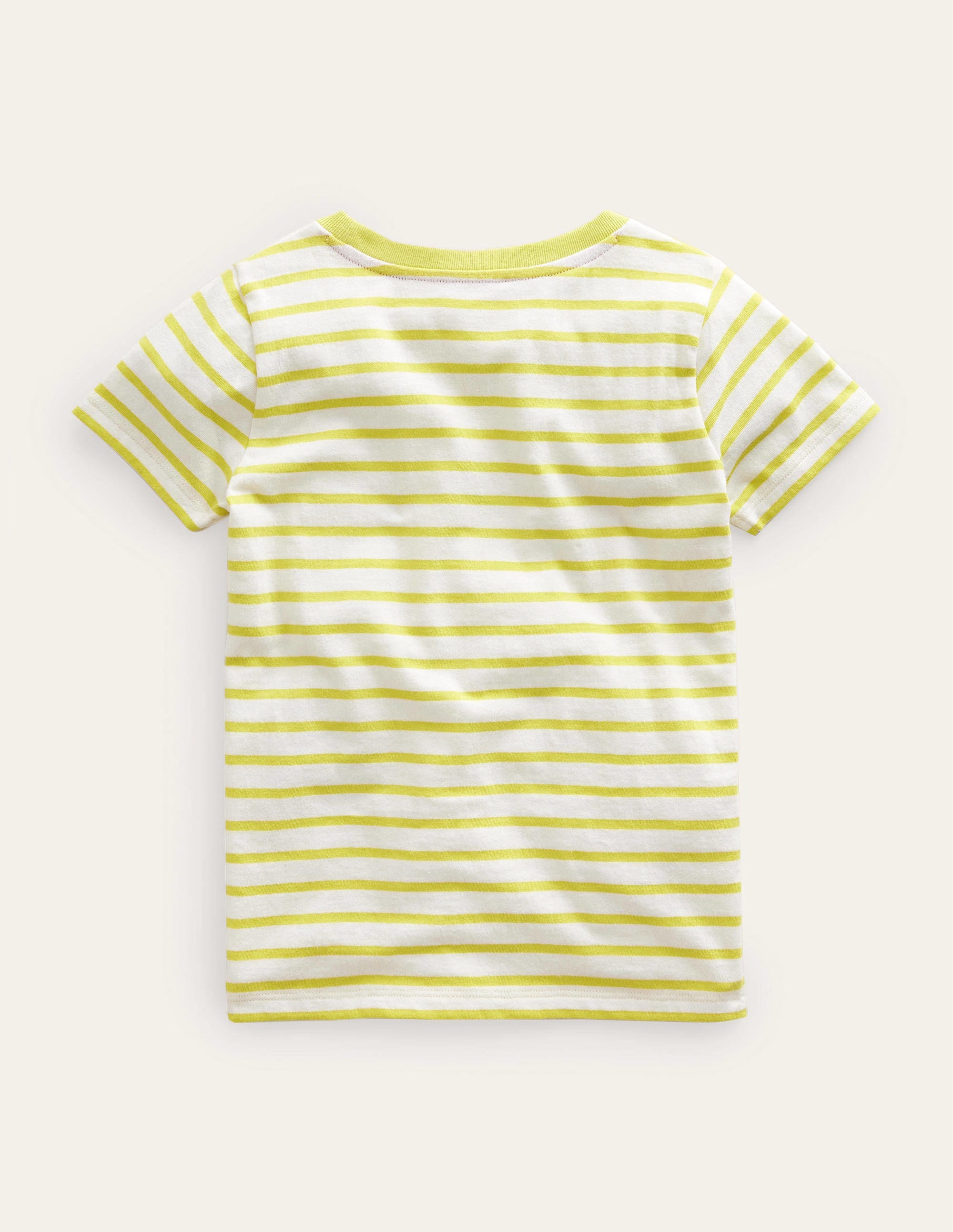  Appliqué Rainbow T-shirt-Gooseberry Yellow/Ivory、mySite、ashleygrahame