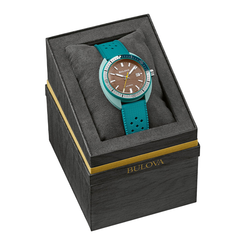 Snorkel Sea Turtle 41mm - Brown on Rubber Strap、mySite、botmansion