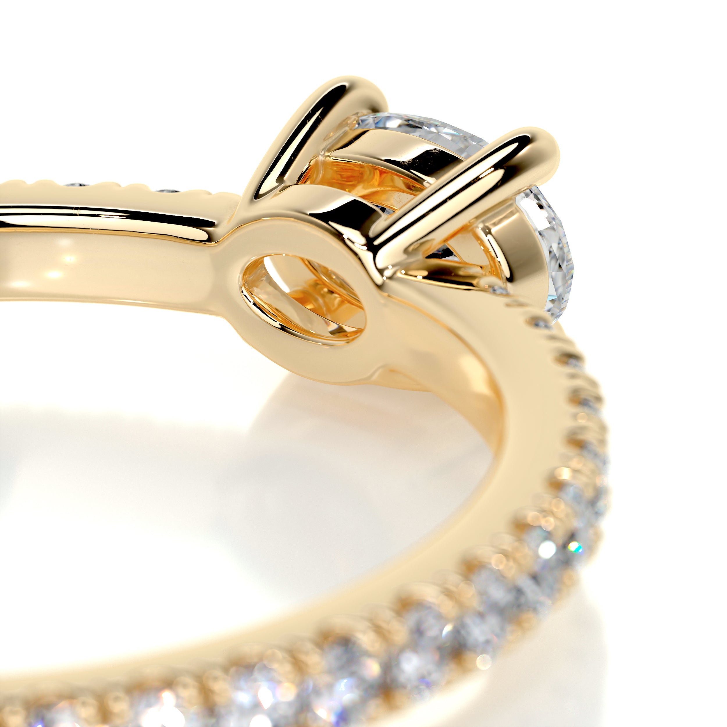 Chloe Oval Stacking Ring (0.55 Carat) -18K Yellow Gold、mySite、hinf8tx79