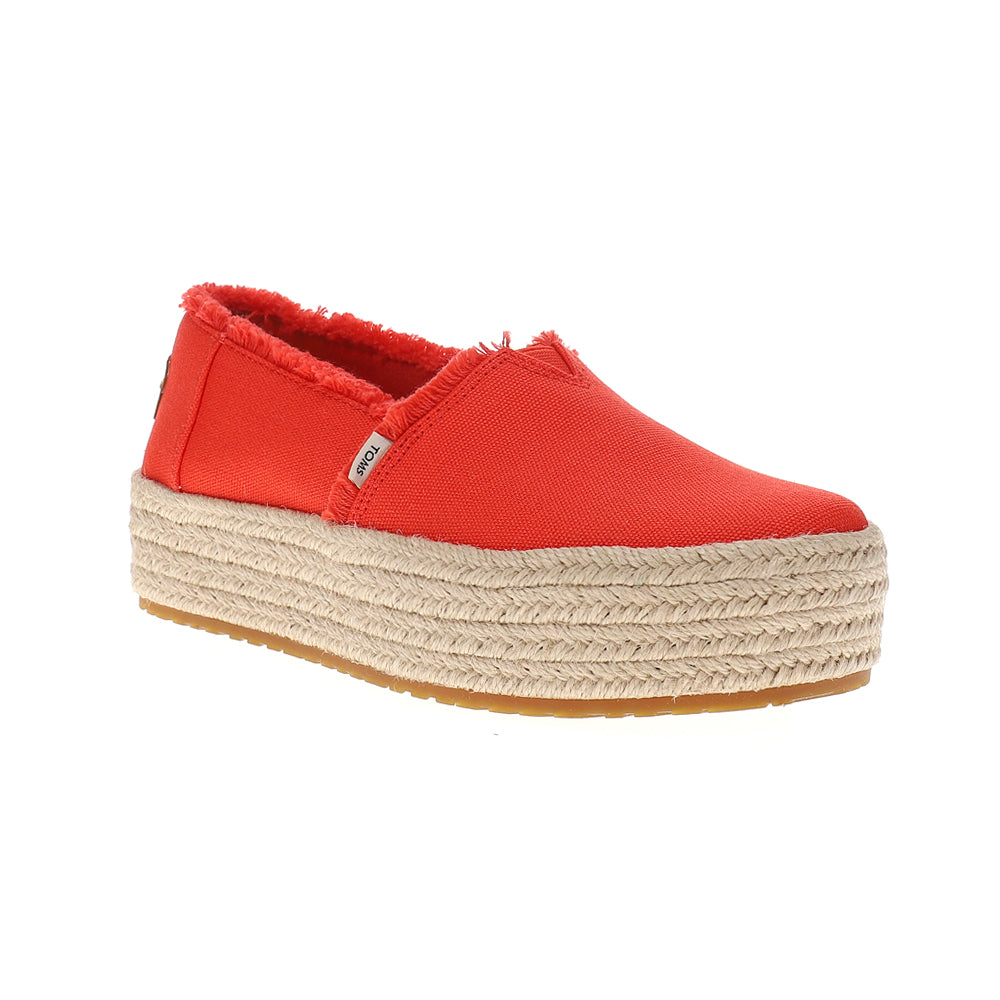 Valencia Canvas Platform Slip On Flats、mySite、gtrtttuynbv