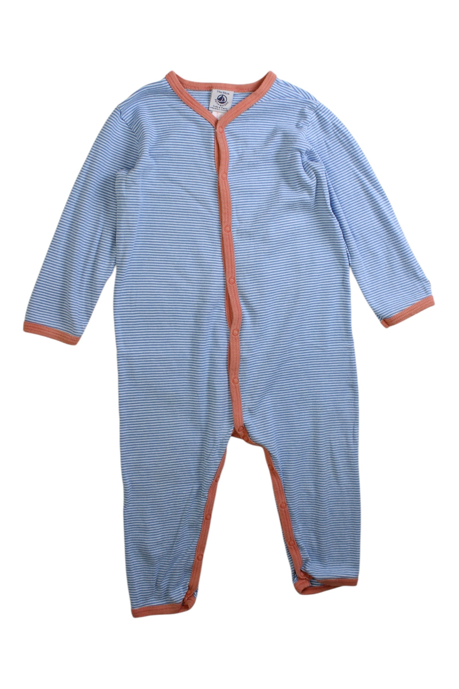 Petit Bateau Striped Onesie 2T、mySite、g9winljtr