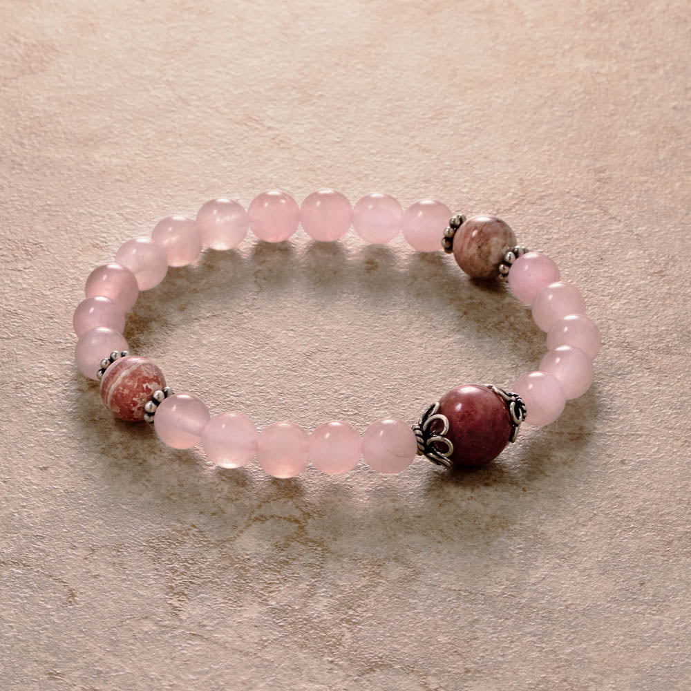 Stretchy Rose Quartz Mala、mySite、topwebapps
