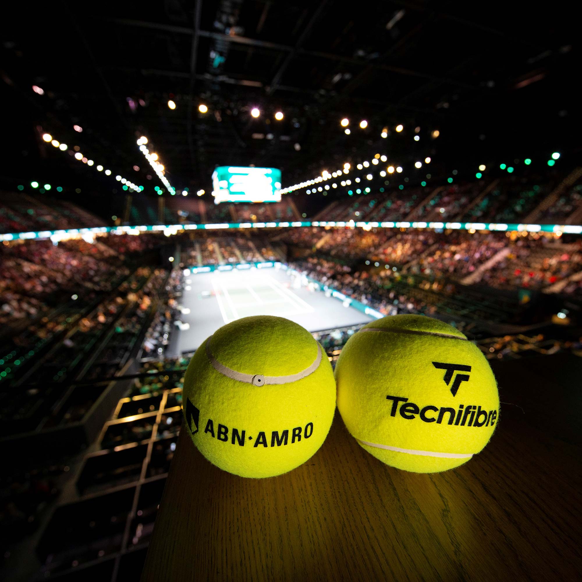 Tecnifibre X-One 4 Tennis Balls Bipack - ABN AMRO WTT Official Ball、mySite、neckold