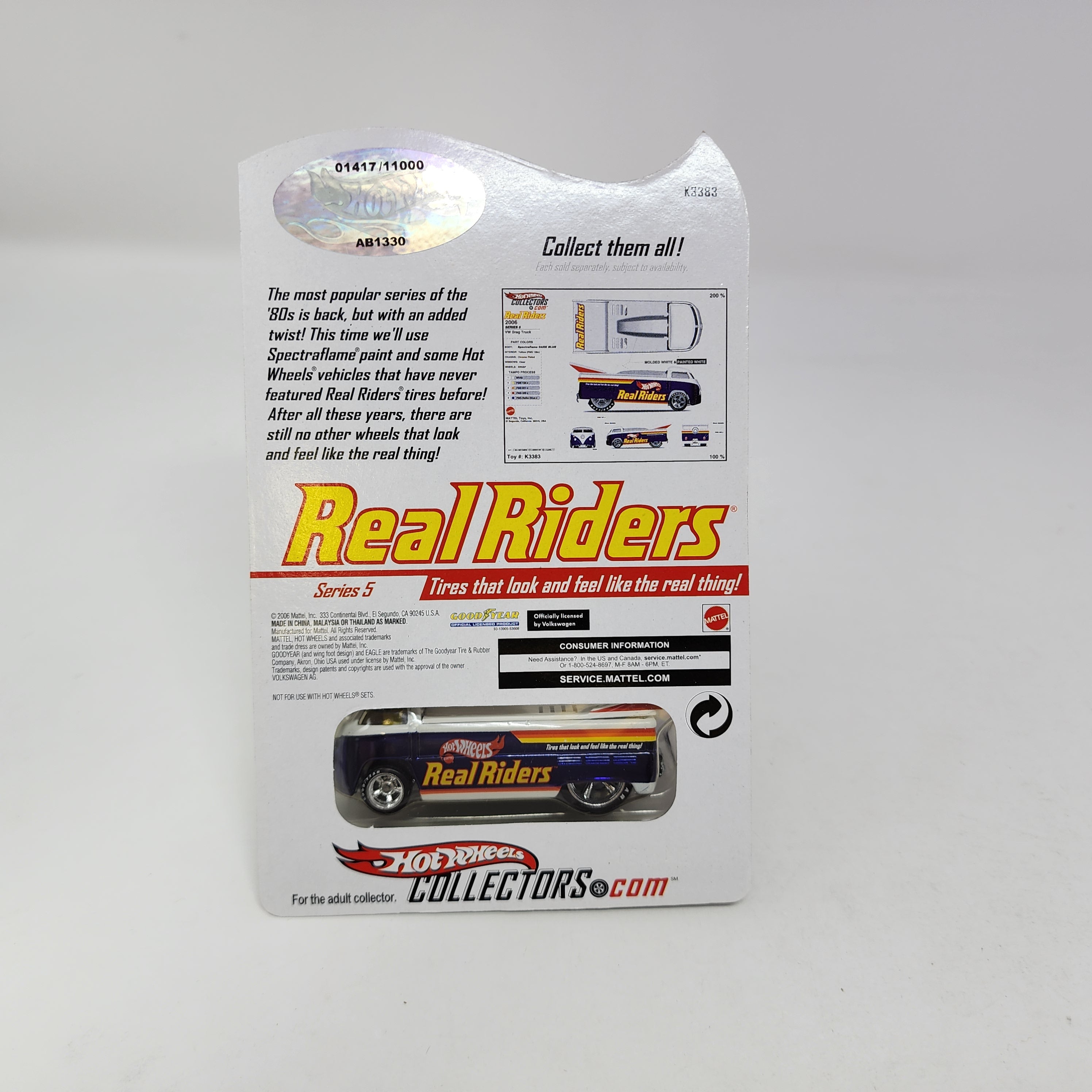 Customized VW Drag Truck Series 5 * Hot Wheels Red Line Club RLC Real Riders、mySite、hgirdovlk