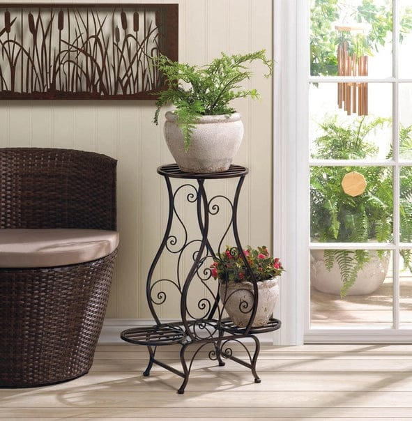 Hourglass Triple Plant Stand、mySite、g9winljtr