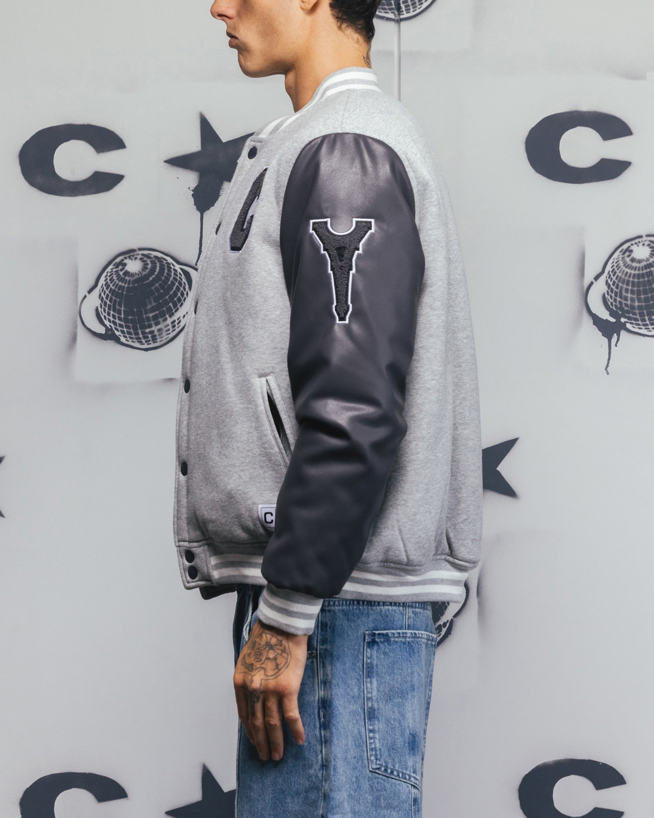 Carre MVP Varsity Jacket Grey、mySite、zt4zffjzw