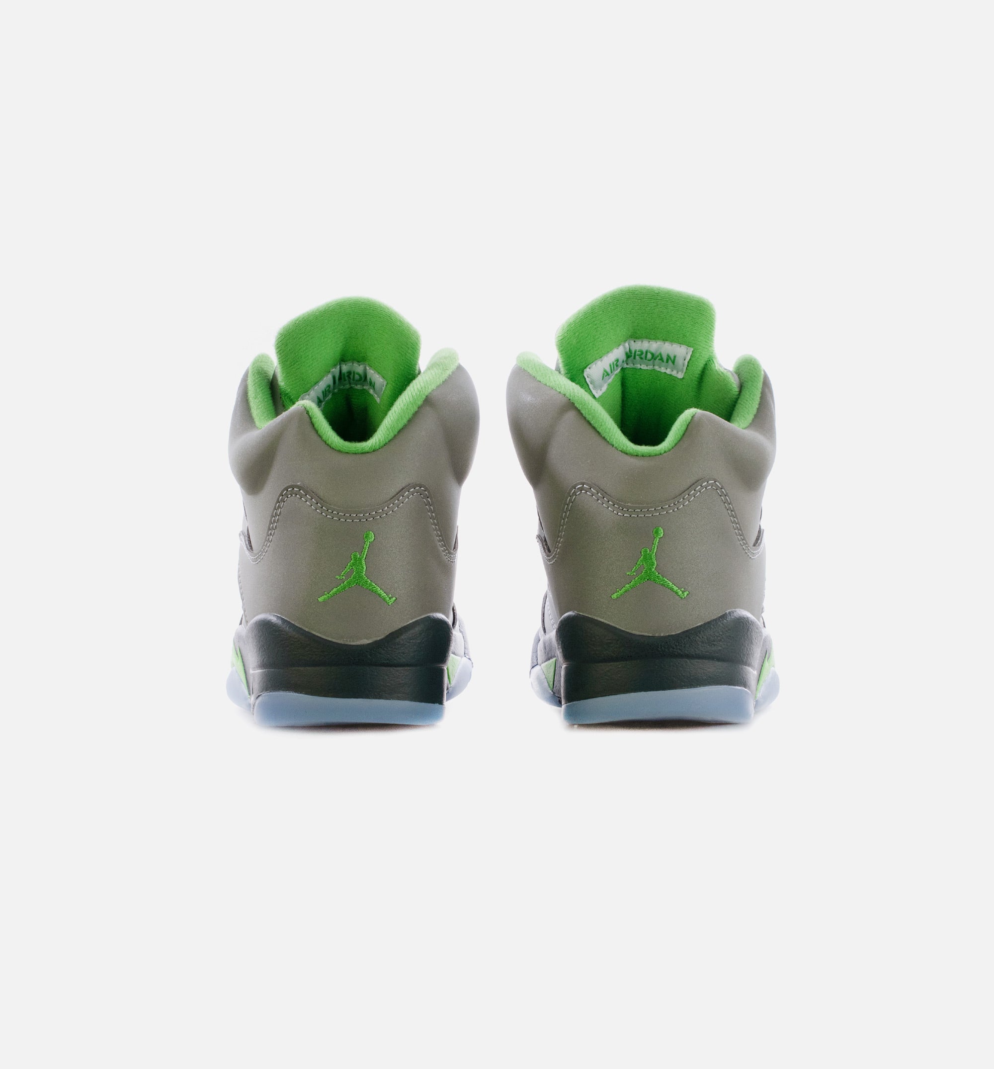 Air Jordan 5 Retro Green Bean Grade School Lifestyle Shoe - Silver/Green Free Shipping、mySite、dreamappss