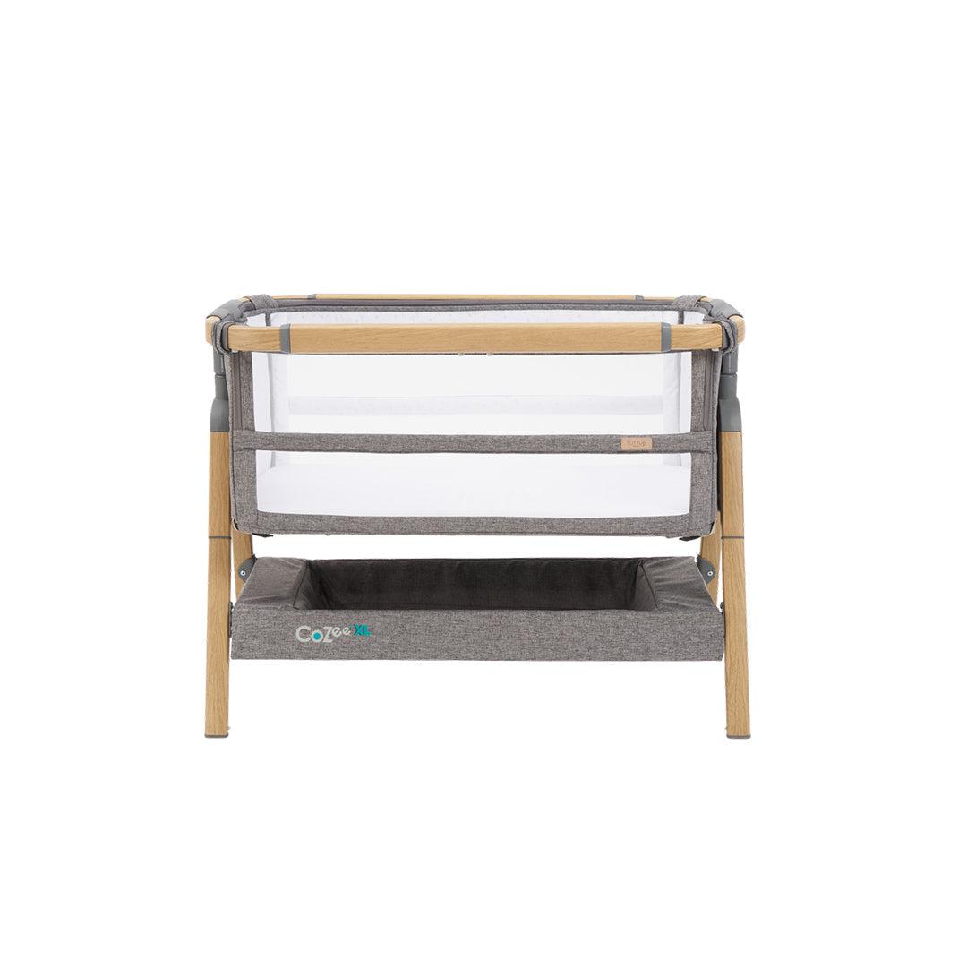  Tutti Bambini CoZee XL Bedside Crib + Cot - Oak / Charcoal、mySite、merchandisen