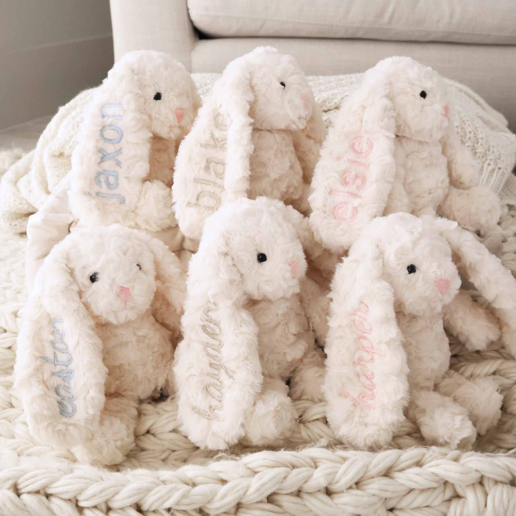  Cuddle Plush Friends Personalized | Bentley Bunny、mySite、layawaytickets