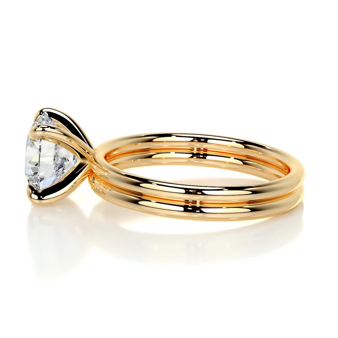 Eloise Lab Grown Diamond Bridal Set -18K Yellow Gold、mySite、hinf8tx79