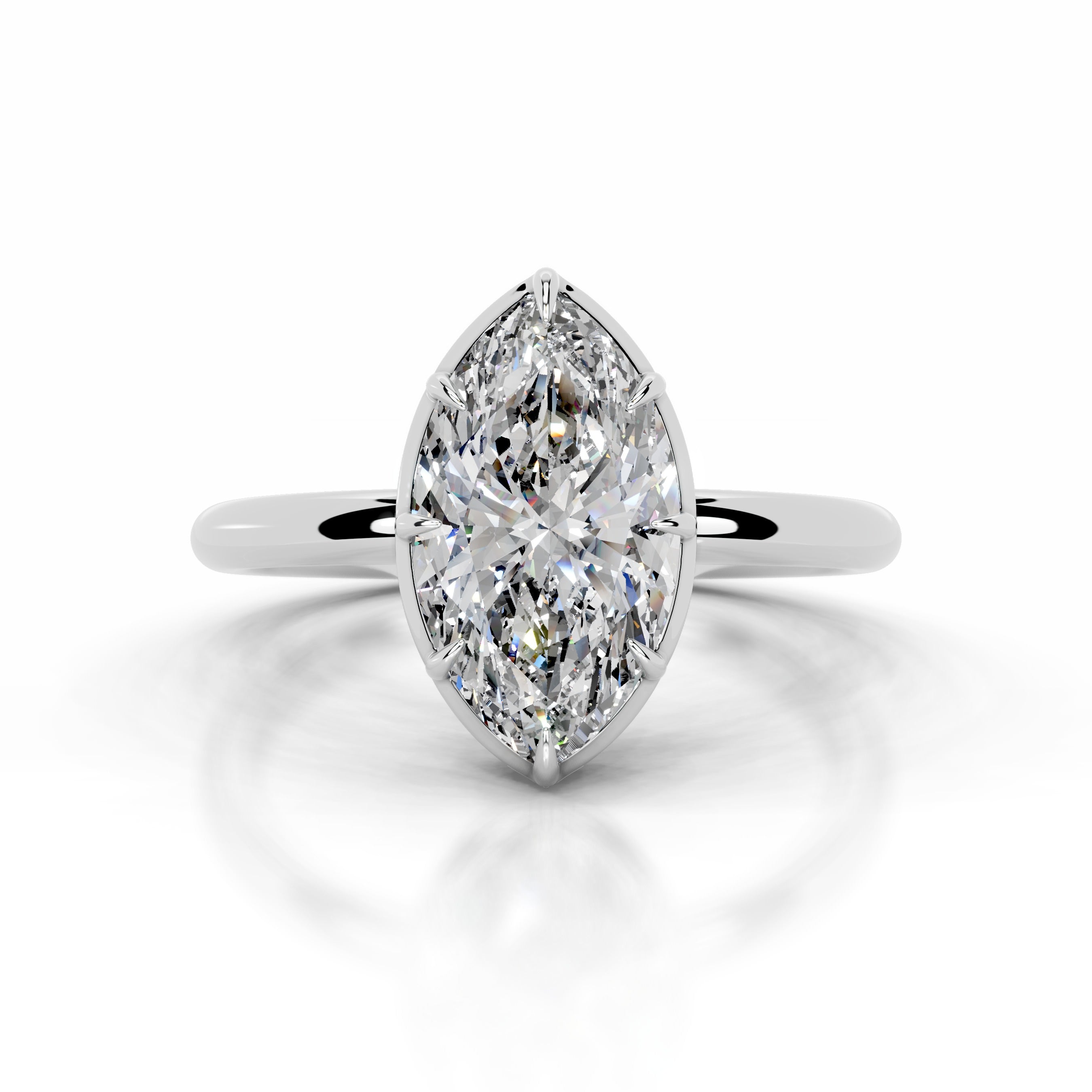 Narcisa Diamond Engagement Ring - Platinum、mySite、hinf8tx79