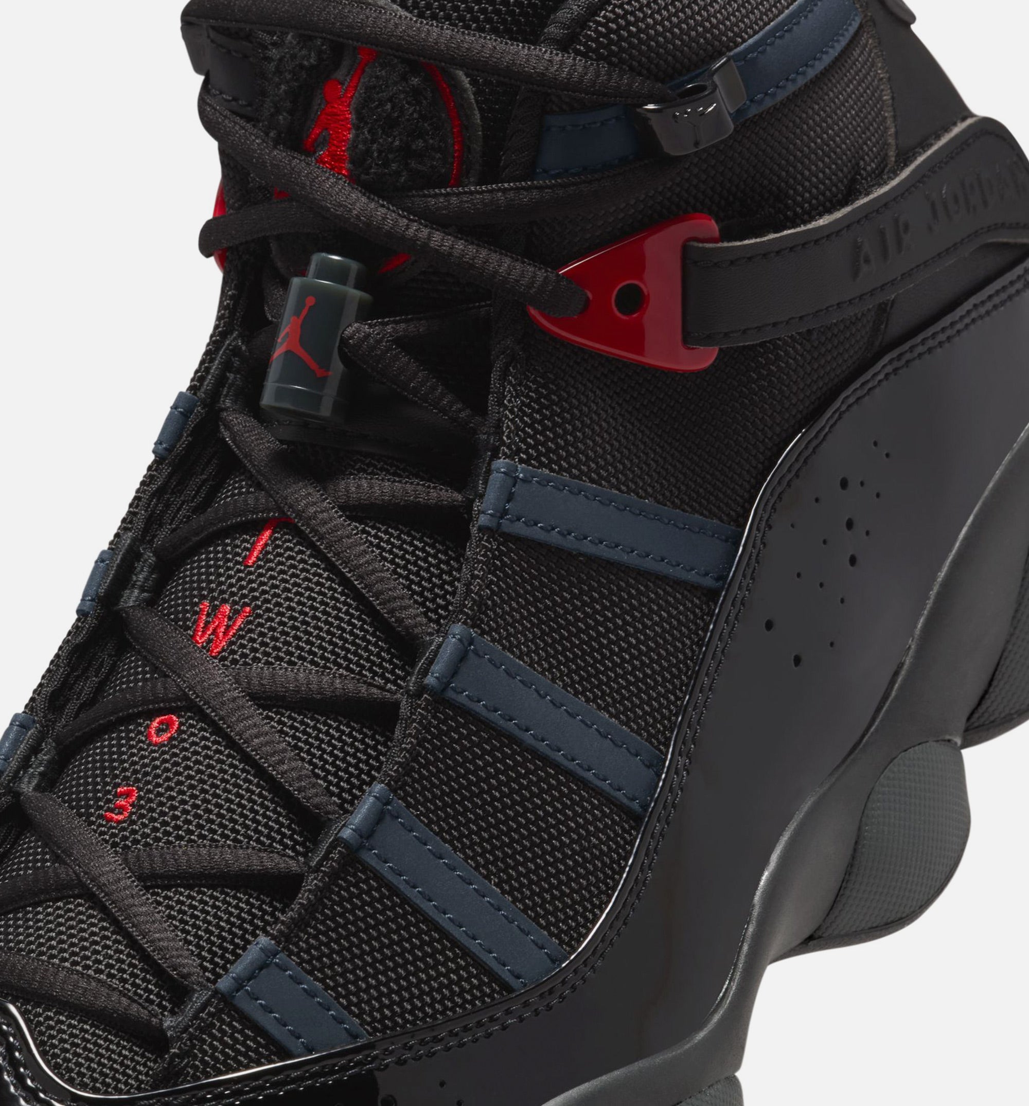 Air Jordan 6 Rings Mens Lifestyle Shoe - Black/Fire Red、mySite、dreamappss