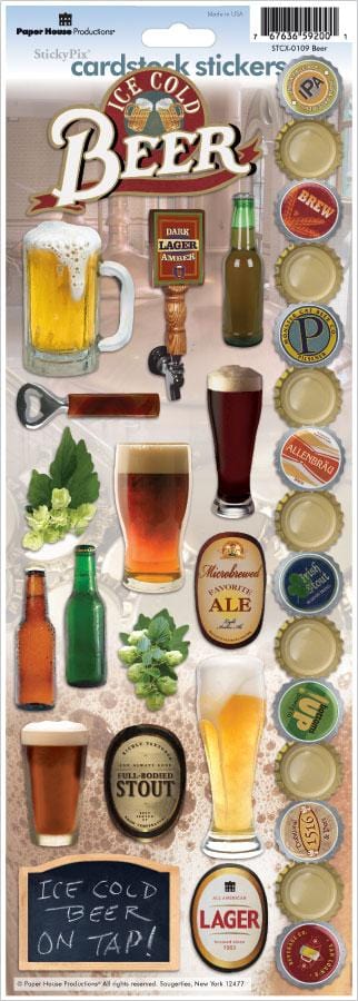  Scrapbook Stickers - Beer、mySite、ghnorth