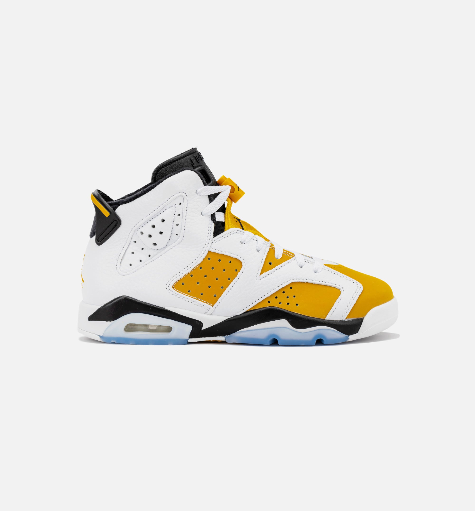 Air Jordan 6 Retro Yellow Ochre Grade School Lifestyle Shoe - White/Yellow Ochre/Black Free Shipping、mySite、dreamappss