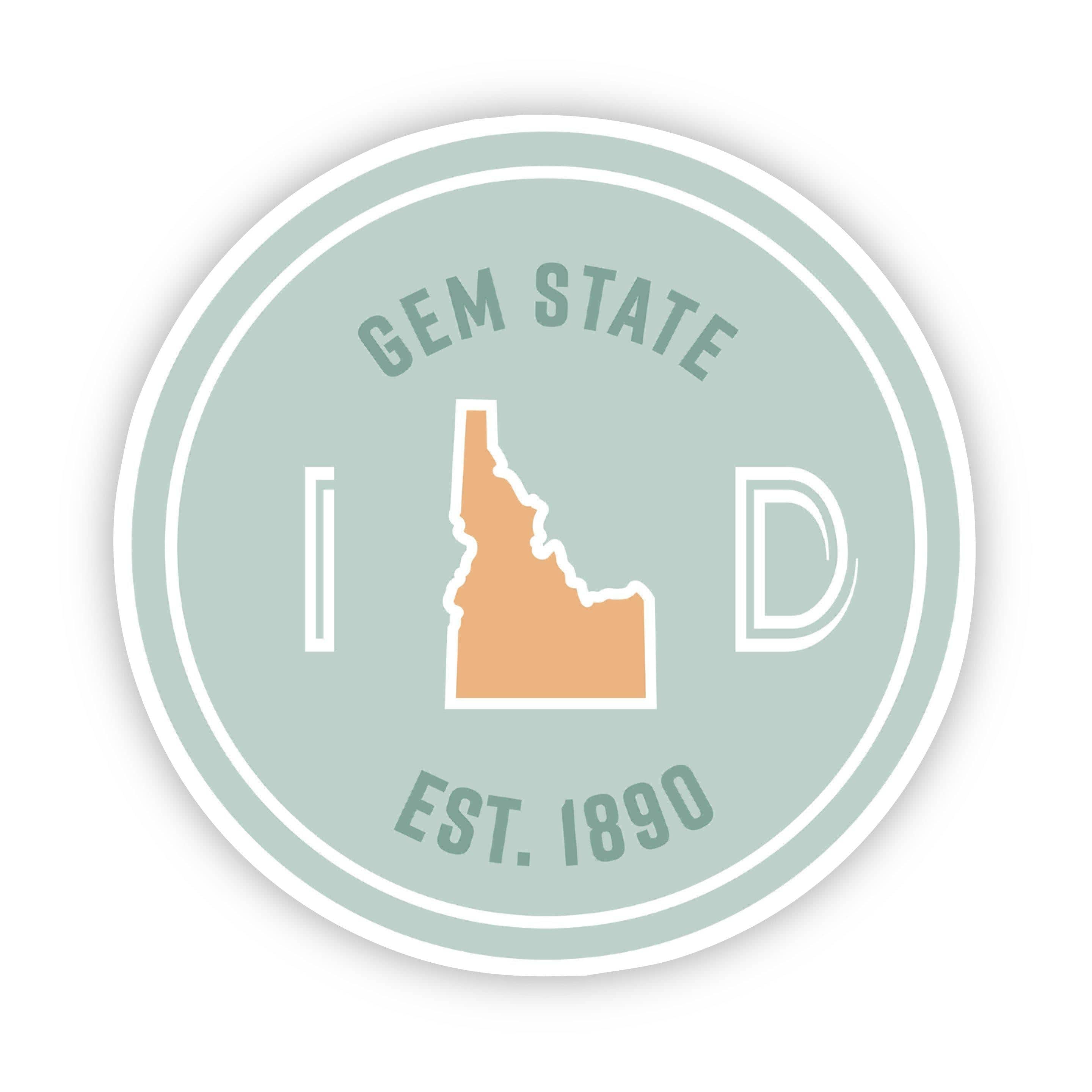  Gem State Idaho Sticker、mySite、elrpsem3k