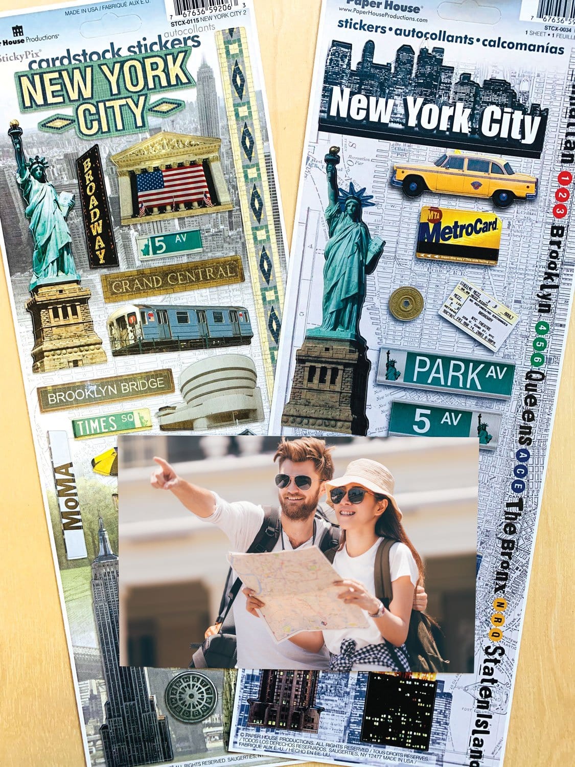  Scrapbook Stickers - New York City Value Pack II、mySite、ghnorth