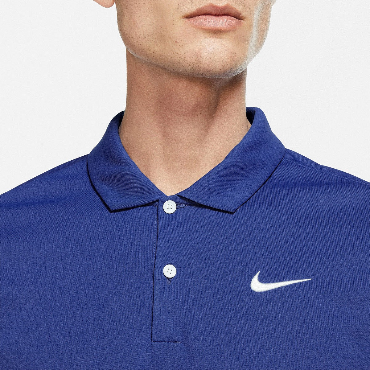 Nike Men's Dri-FIT Victory Solid Polo (Game Royal/White)