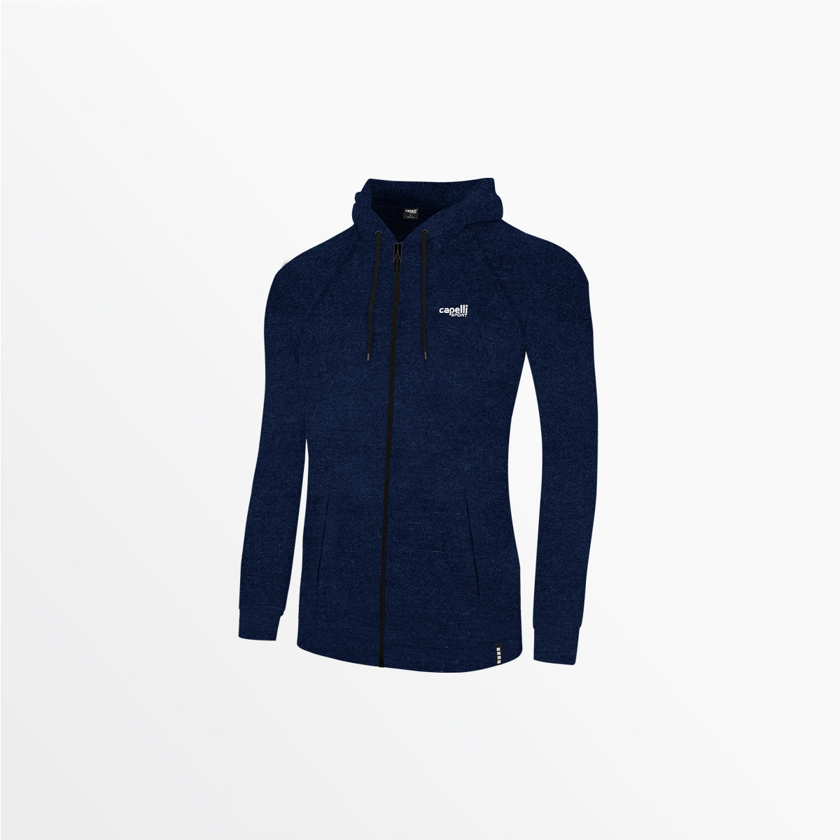 WOMEN'S HEATHERED ZIP UP HOODIE、mySite、neckold