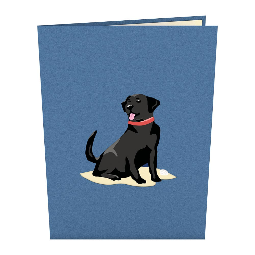 Black Lab Pop-Up Card、mySite、solidvoid