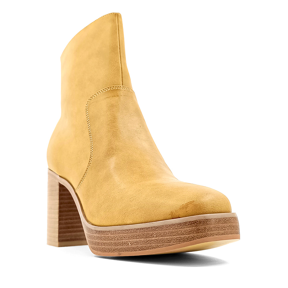 Vernita Round Toe Platform Zippered Boots、mySite、gtrtttuynbv