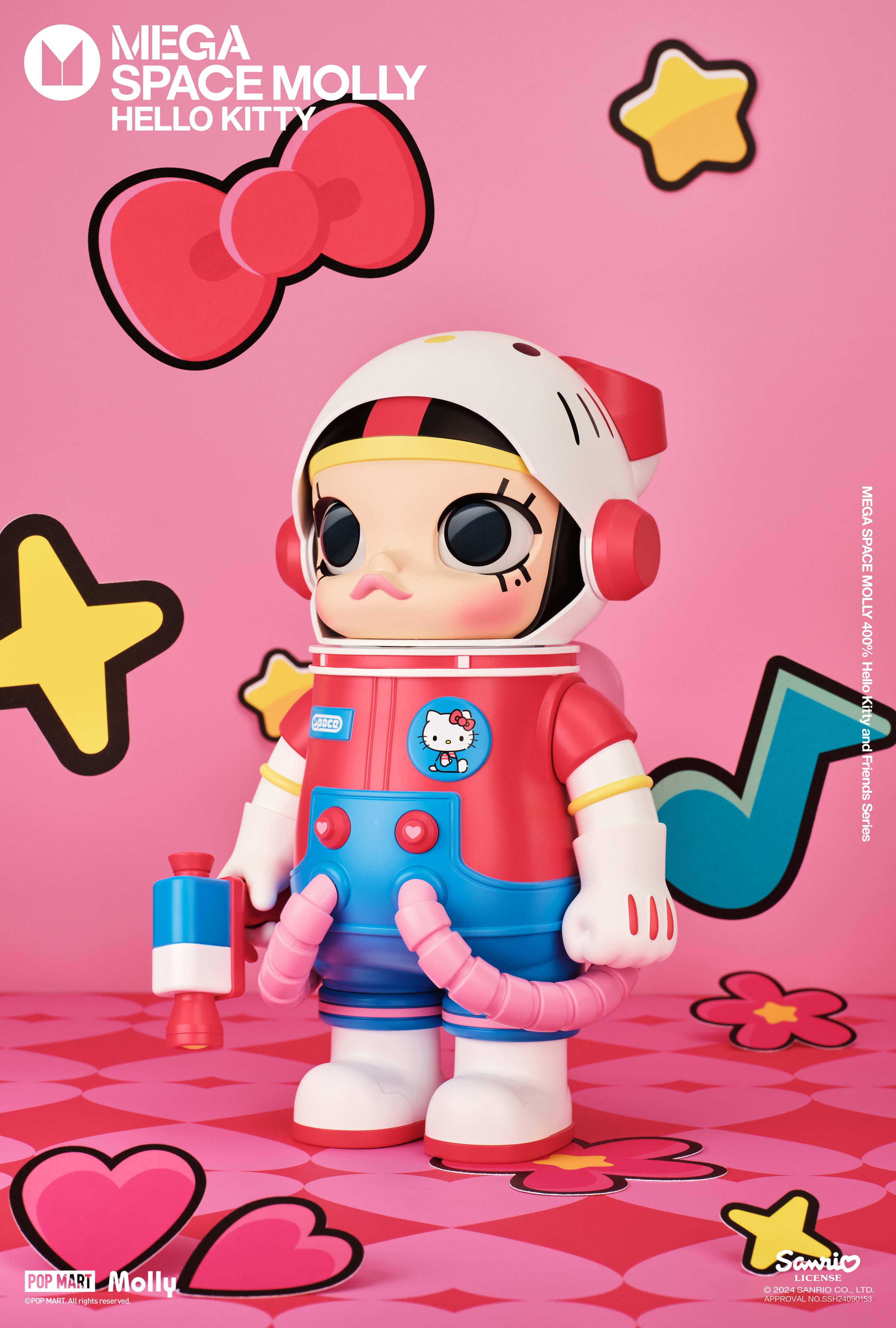 POP MART MEGA SPACE MOLLY 400% Sanrio Characters Series、mySite、greenlandpopulation
