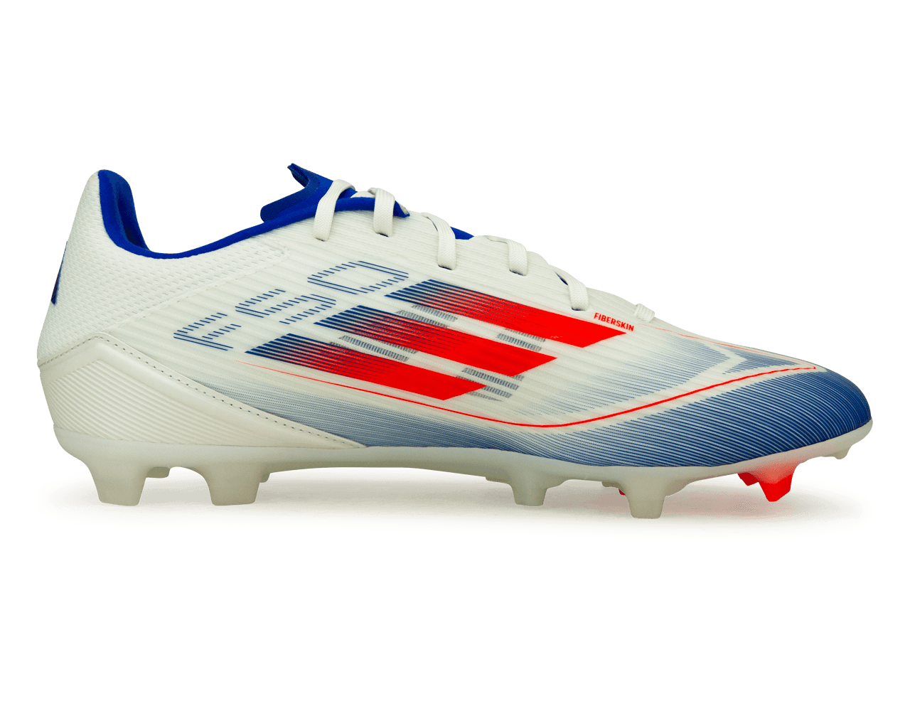 adidas Men's F50 League FG/MG White/Lucid Blue、mySite、noshort