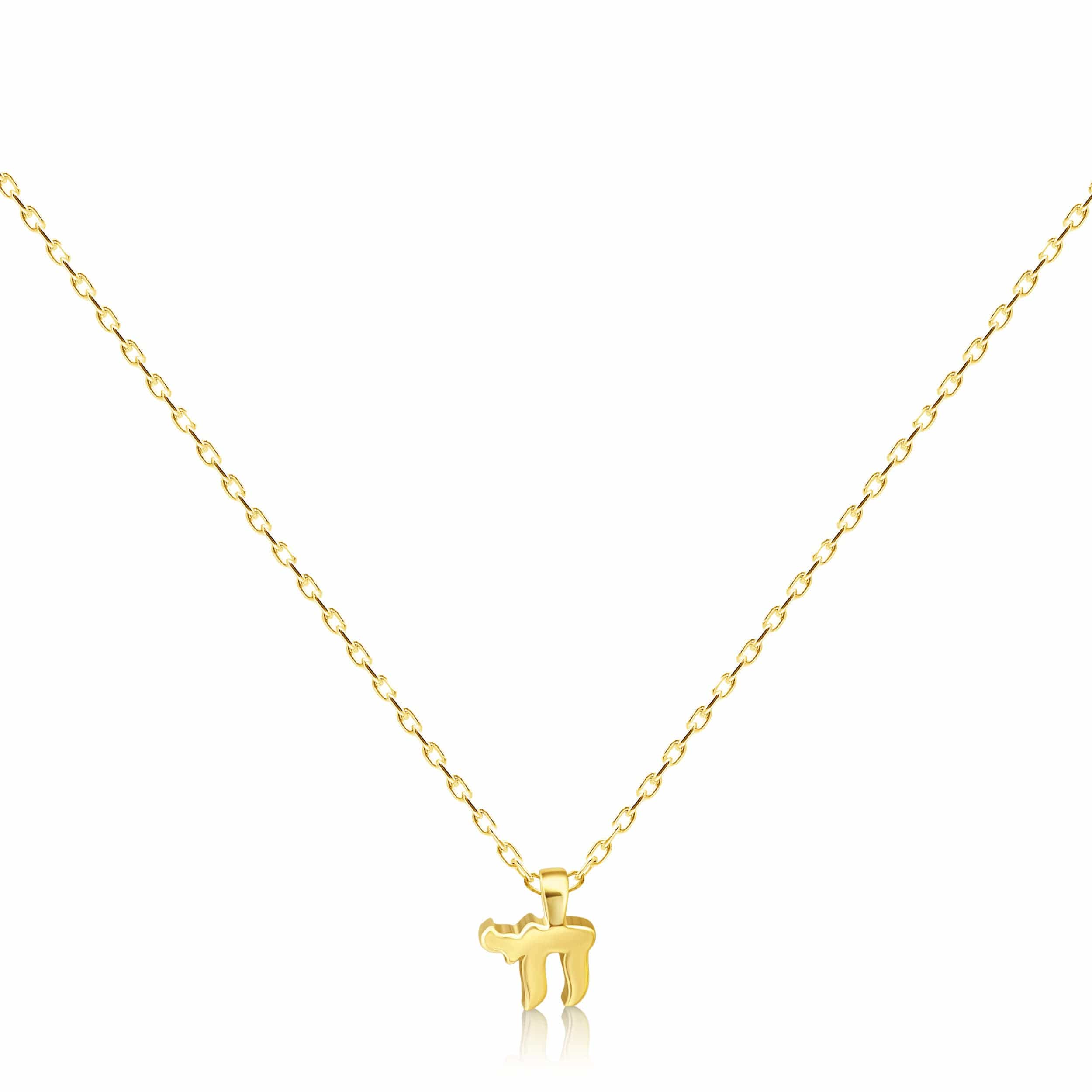 14k Gold Mini Chai Necklace、mySite、topwebapps