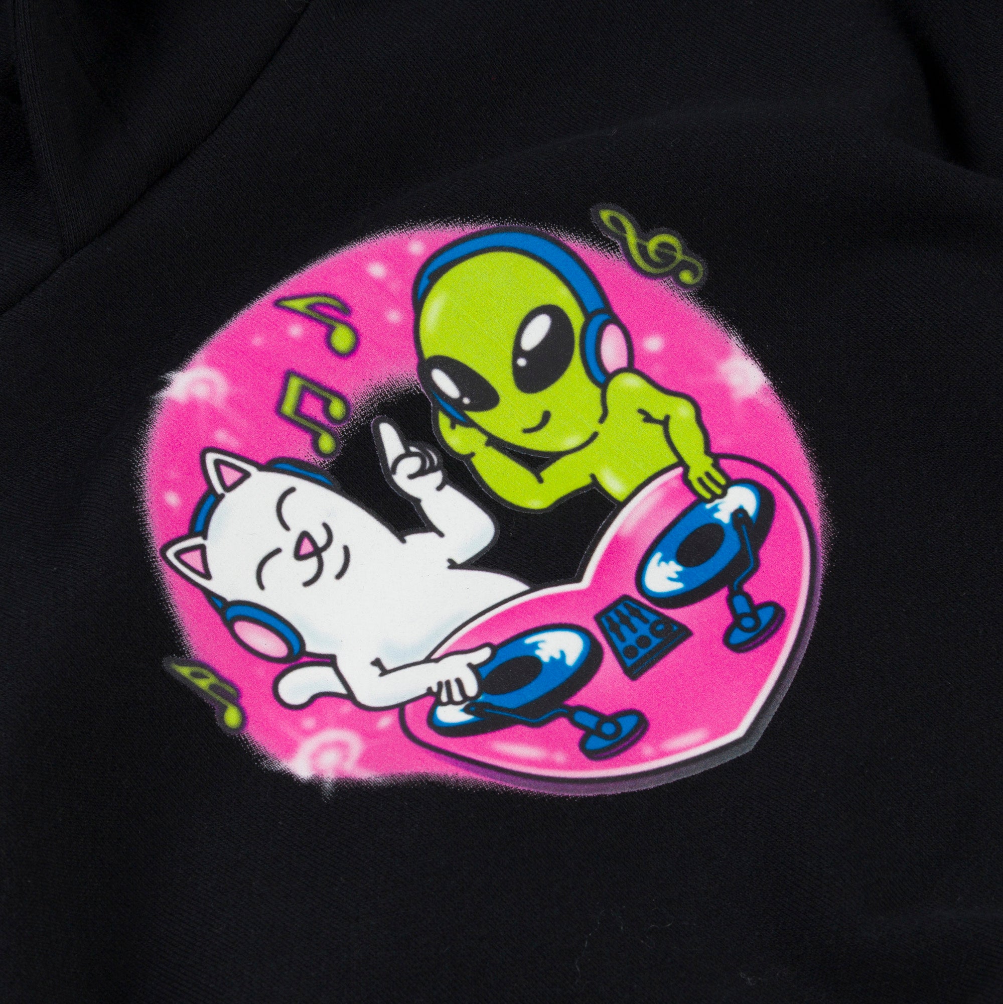  Love Is Ripndip Hoodie (Black)、mySite、merchandisen