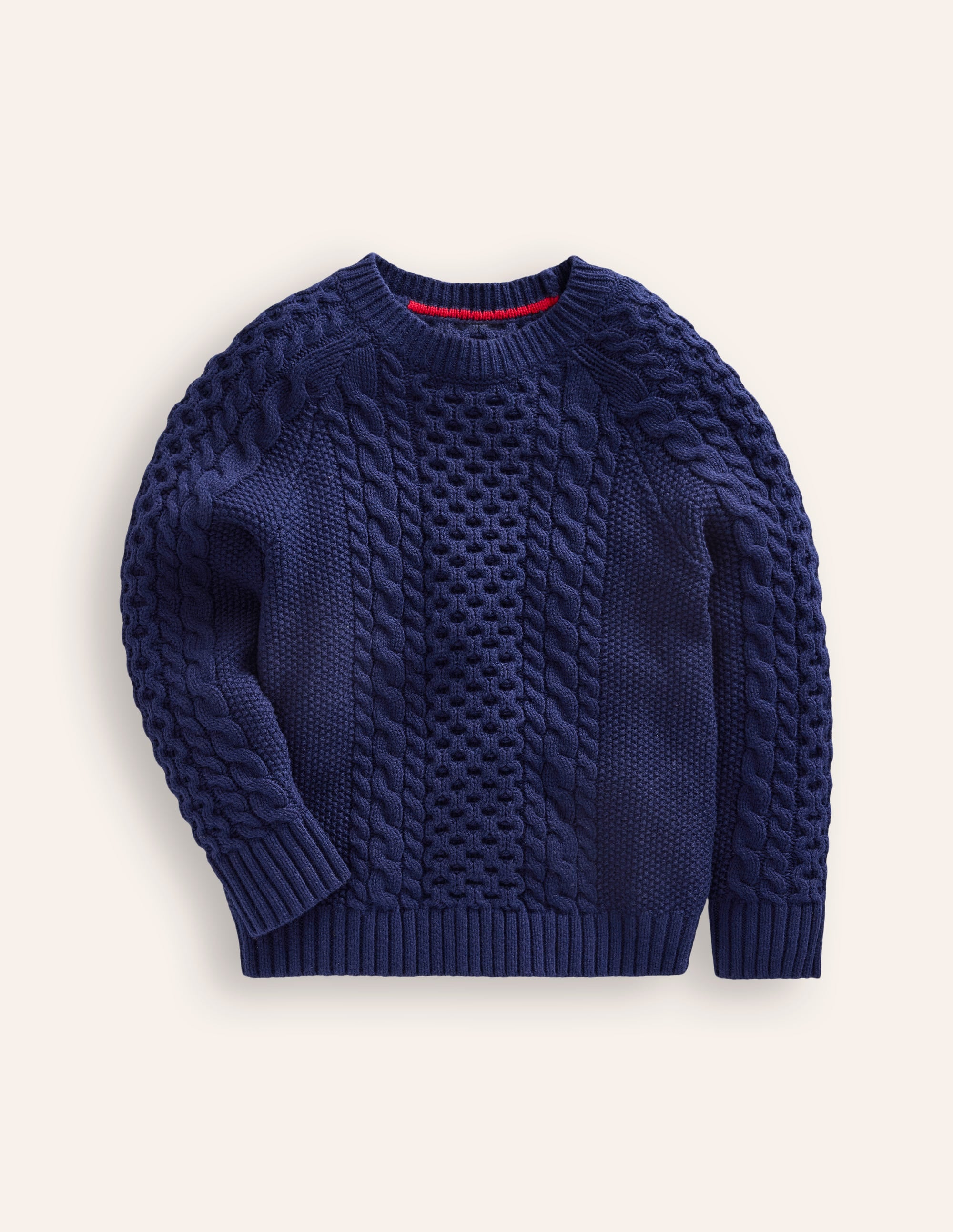  Heritage Cable Sweater-College Navy、mySite、ashleygrahame