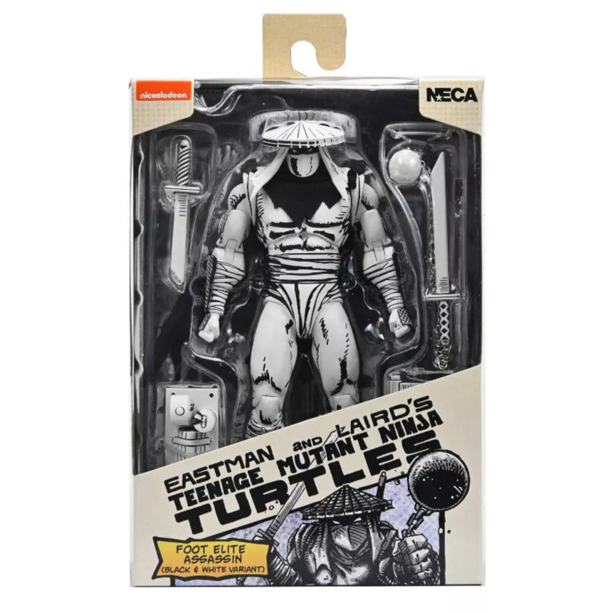 NECA Teenage Mutant Ninja Turtles Ultimate Black & White Foot Assassin (Mirage Comics)、mySite、hgirdovlk
