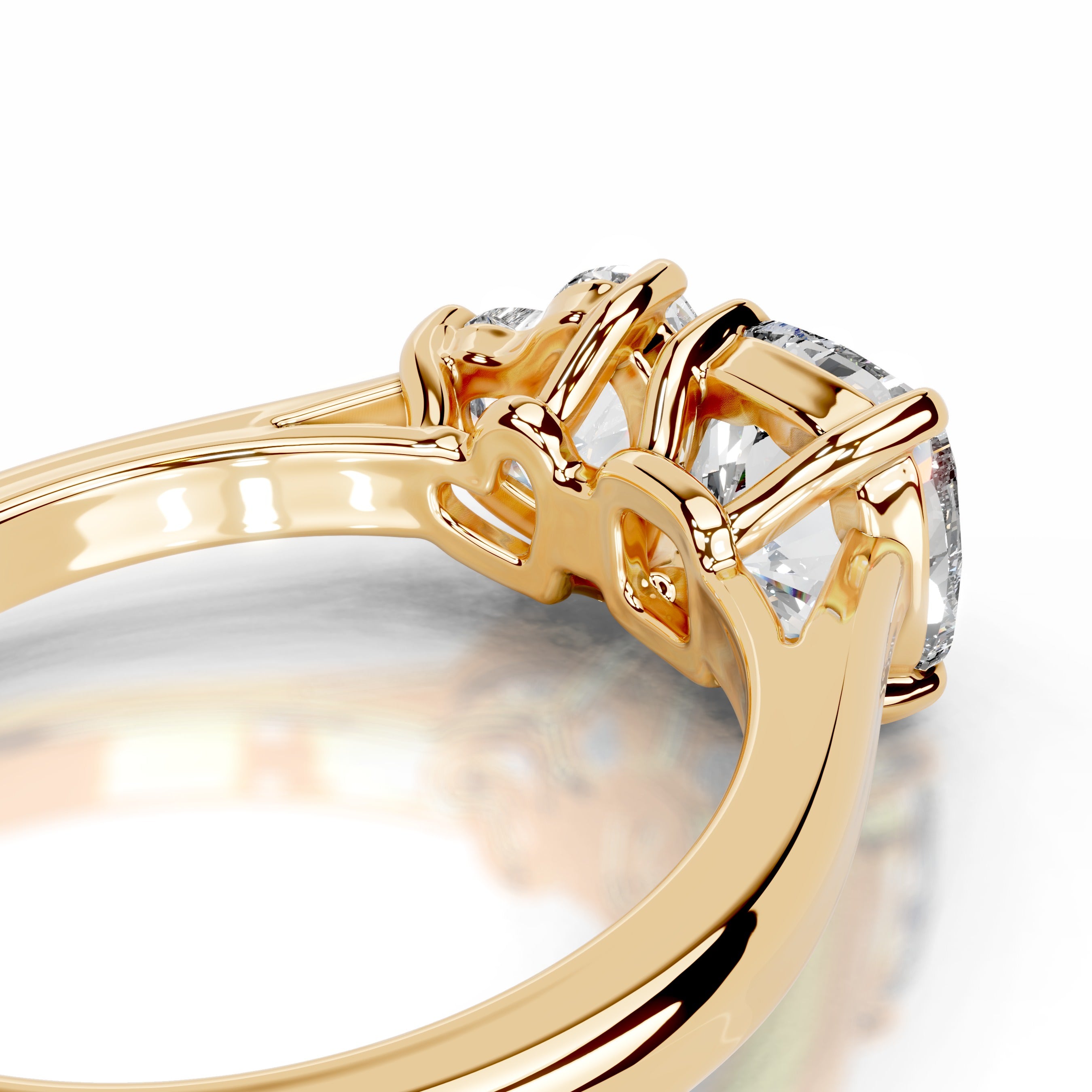 Marlena Lab Grown Diamond Ring - 18K Yellow Gold、mySite、hinf8tx79