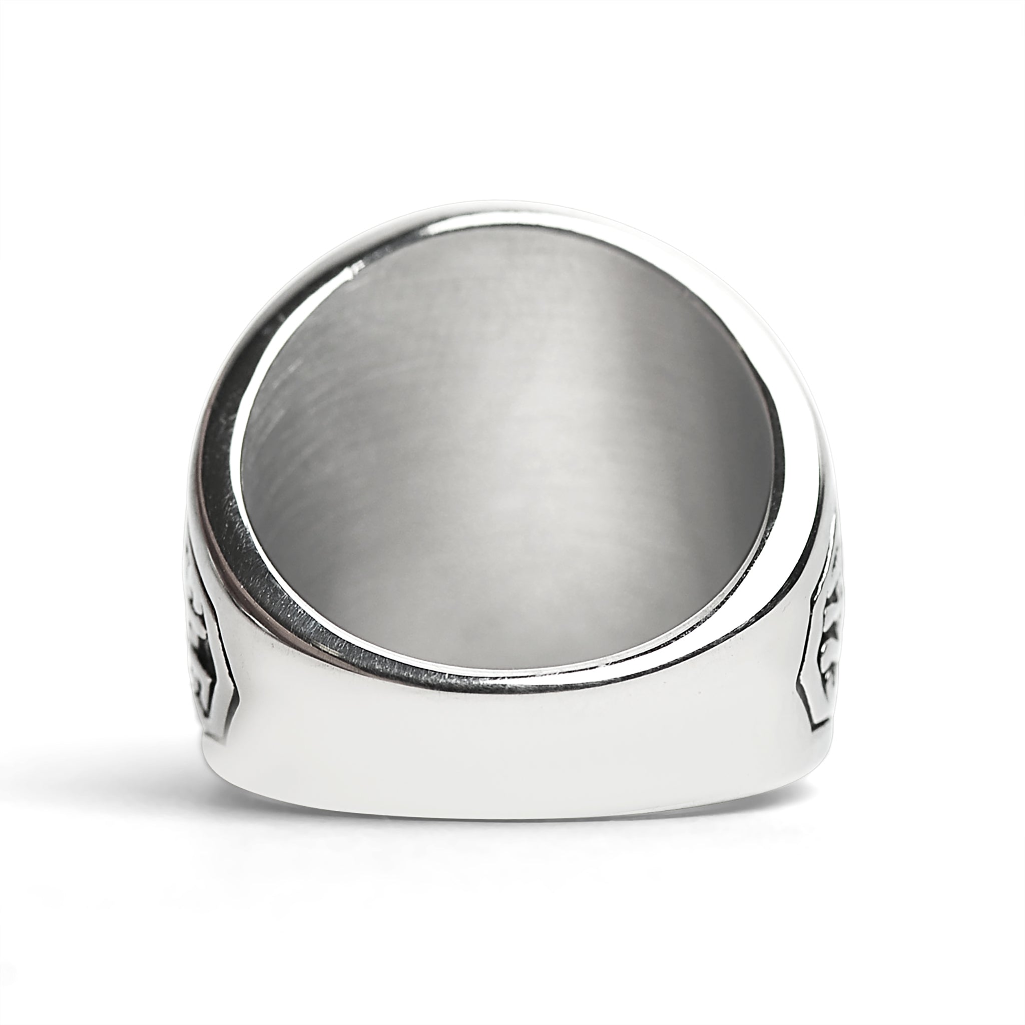 Stainless Steel United States Marine Corp Military Men's Ring with Red Stone / MCR4046、mySite、dreamappss