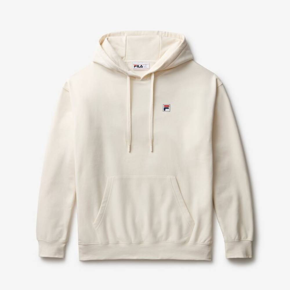 Fila Unisex Classic Relaxed Hoodie (Gardenia)