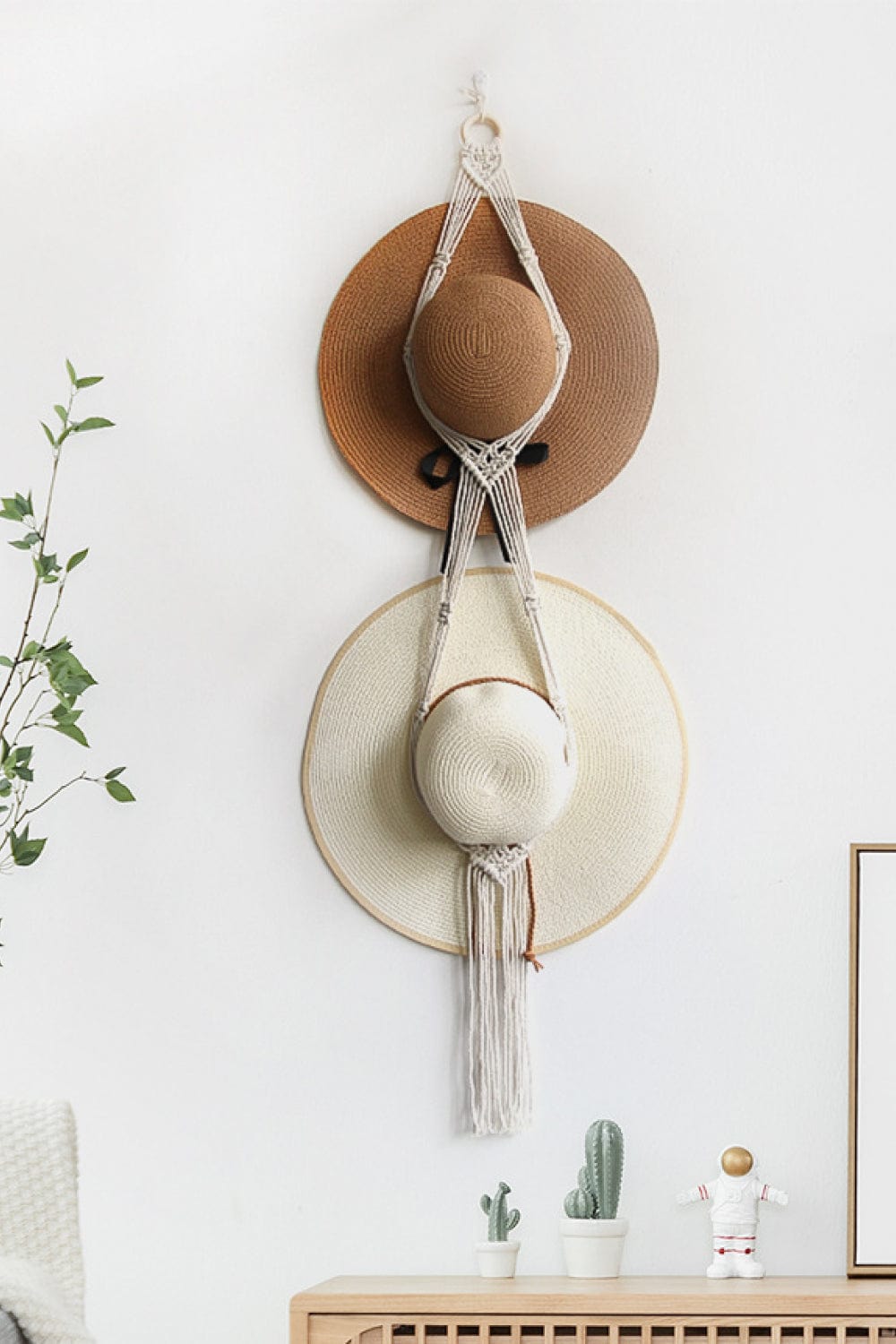 Macrame Double Hat Hanger、mySite、g9winljtr