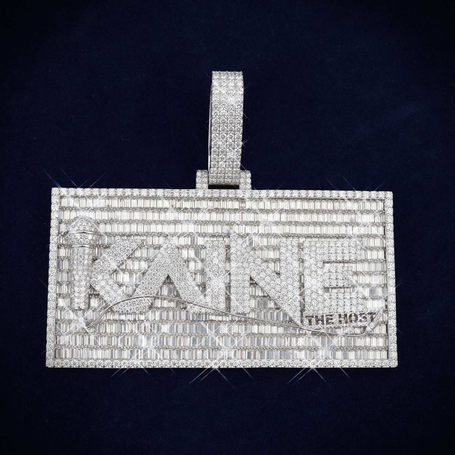 KAINE Custom Moissanite Name Pendant 14K Gold、mySite、hinf8tx79