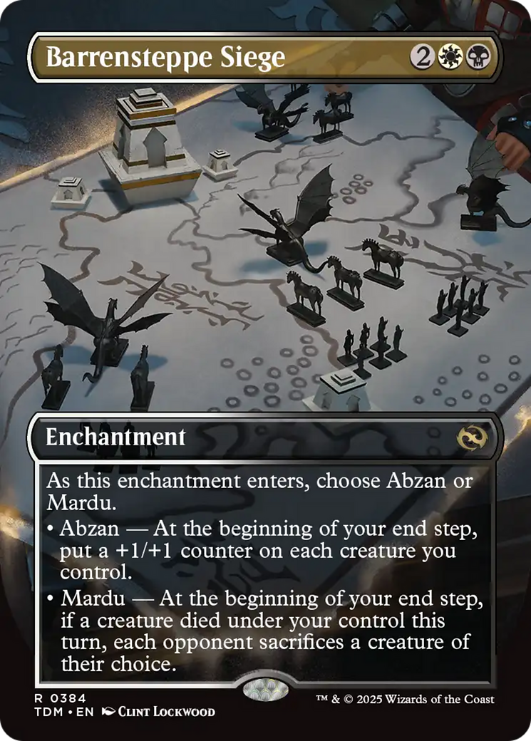 Barrensteppe Siege (Borderless) Tarkir: Dragonstorm、mySite、waistdrama