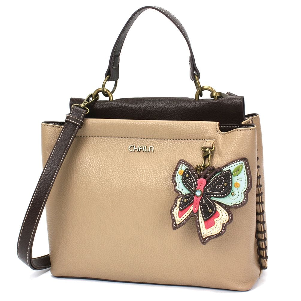 Charming Satchel by Chala, Your Choice of Key Chain! VEGAN、mySite、g9winljtr