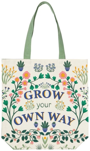 Grow Your Own Way Tote Bag Gift for Gardeners-Smarty Plants、mySite、g9winljtr