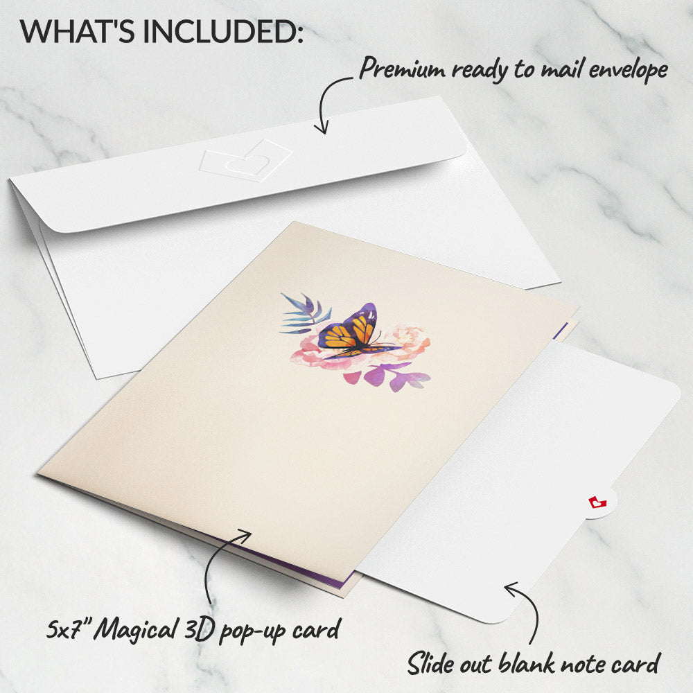 Monarch Butterfly Pop-Up Card、mySite、solidvoid